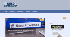 Desktop Screenshot of geldsupermarkt.de