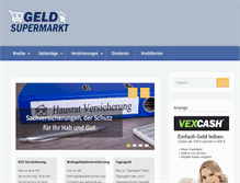 Tablet Screenshot of geldsupermarkt.de